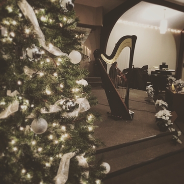 Bloomington-Normal Harpist for Christmas Eve Music