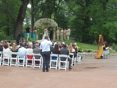 Northwest Indiana Wedding Ceremony Musician at Meyers Castle