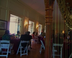 Allerton Park Wedding Reception Harpist