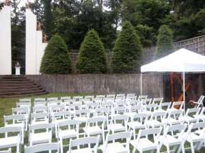 Sunken Garden Wedding at Allerton Park
