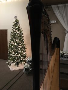 Christmas Eve Harp Musician Illinois
