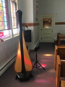 Church Harp Player Illinois