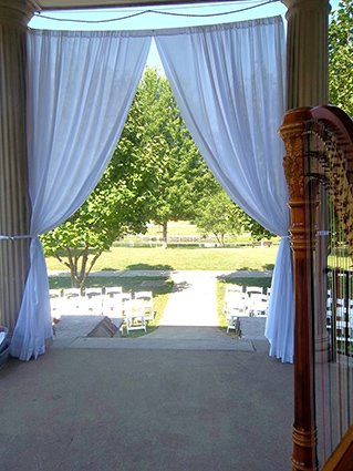 Central Illinois Harpist for Weddings in Washington Park