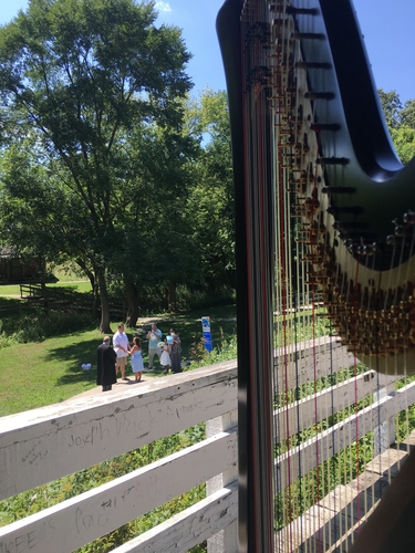Bridges of Madison County Wedding - Des Moines Harpist