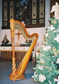 Christmas Wedding Music Harpist in Indiana