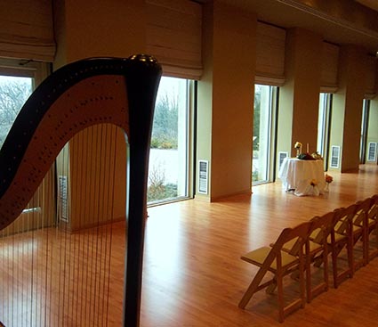 Chicago Harpist for Weddings at Morton Arboretum