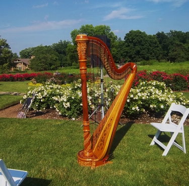 West Chicago Harpist - Cantigny Park Wedding