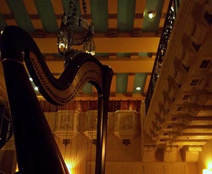 Hotel InterContinental Chicago Wedding Harpist