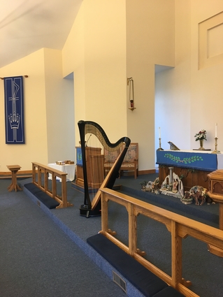 Christmas Harp Music in Central Illinois