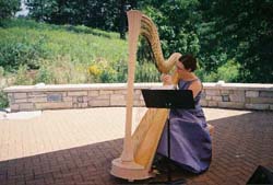 Coffee Creek Chesterton Wedding Harp