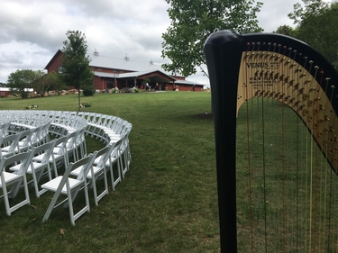 Hornbaker Gardens Wedding - Princeton Harpist