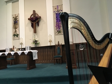 Jacksonville Illinois Harpist for Church Services