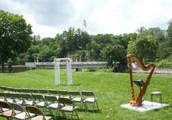 Freeport Illinois Wedding Ceremony Harpist