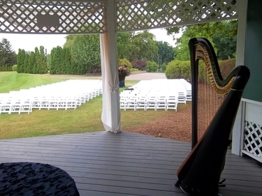 South Bend Harpist for Weddings at Morris Park Country Club