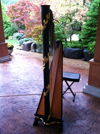 Anderson Japanese Gardens Rockford Harp Player