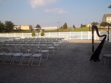 Western Ohio Wedding Ceremony Harp Player