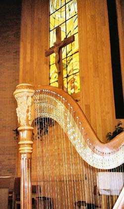 Bloomington IL Catholic Wedding Ceremony Harp Music