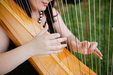 Central Indiana Wedding Harpist