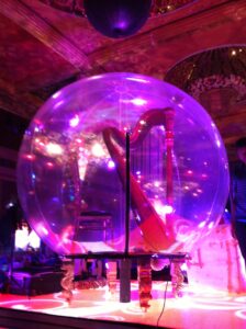 Harpist in a Bubble