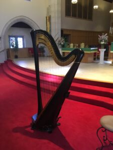Harpist in Decatur