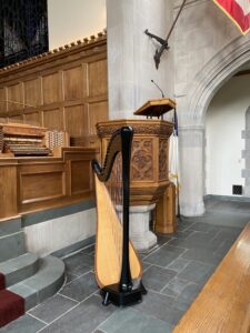 Harpist in Culver