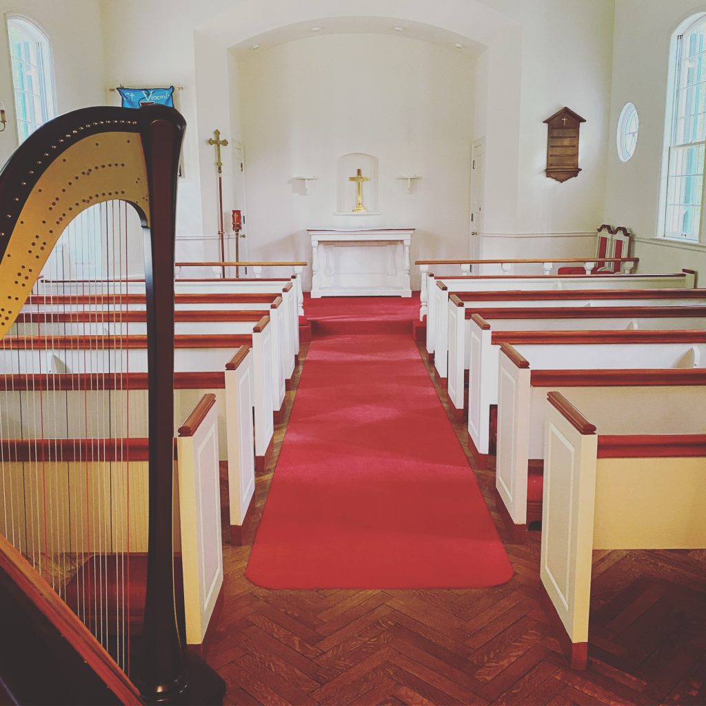 Sainte Genevieve Harpist for Weddings
