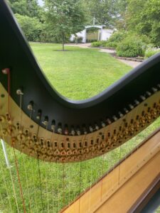 Harpist Avon Gardens