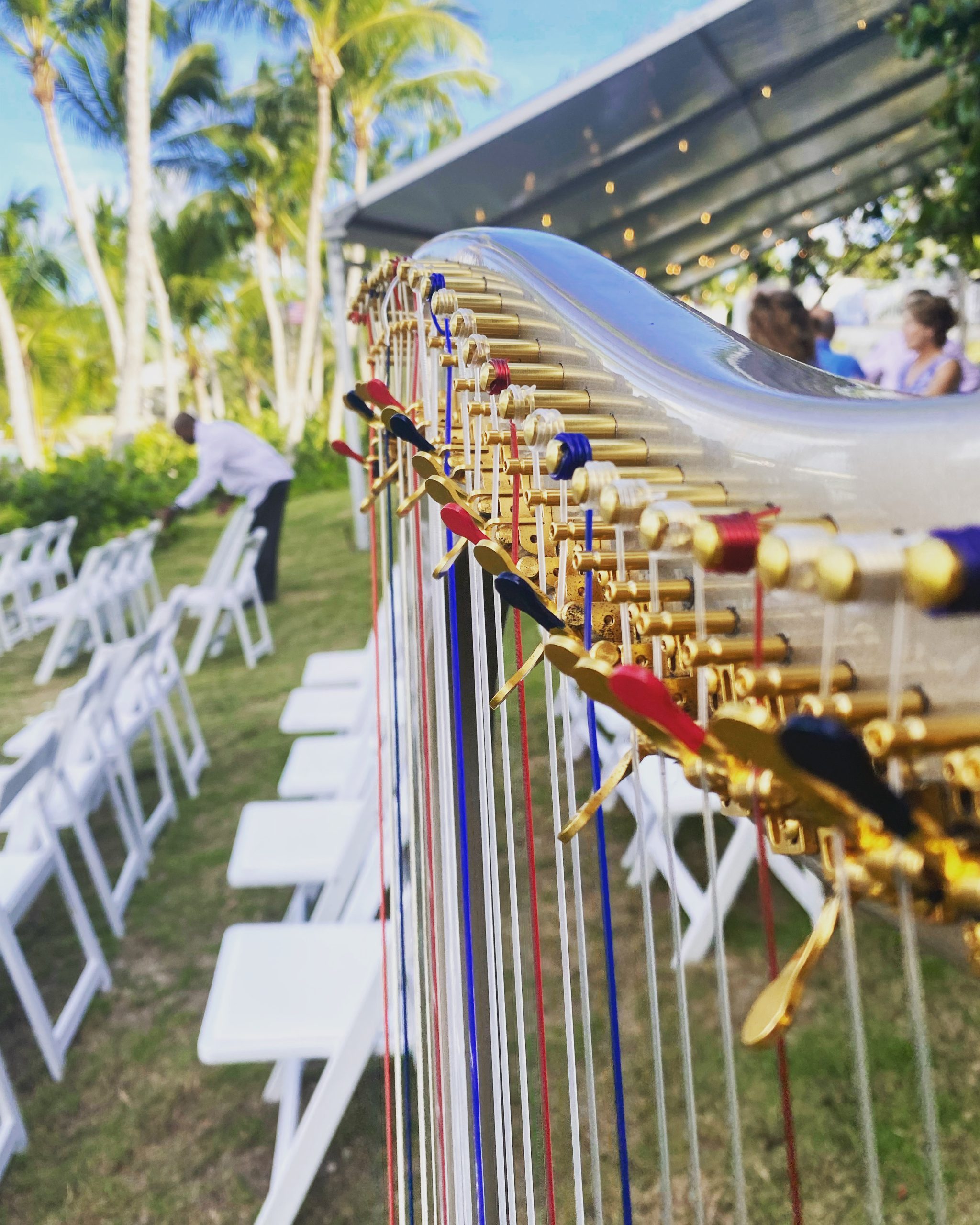 Harpist in Nassau Bahamas