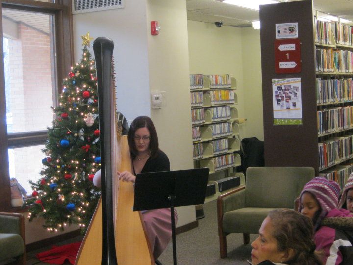 Library Harp Concert Michigan