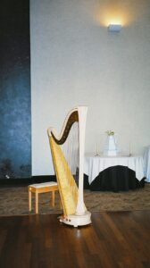 Harpist at Heston Hills