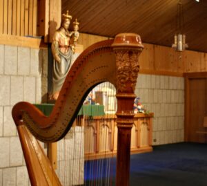 South Bend Catholic Wedding Harpist