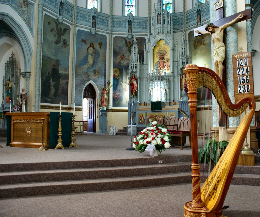 Harpist for Catholic Weddings South Bend