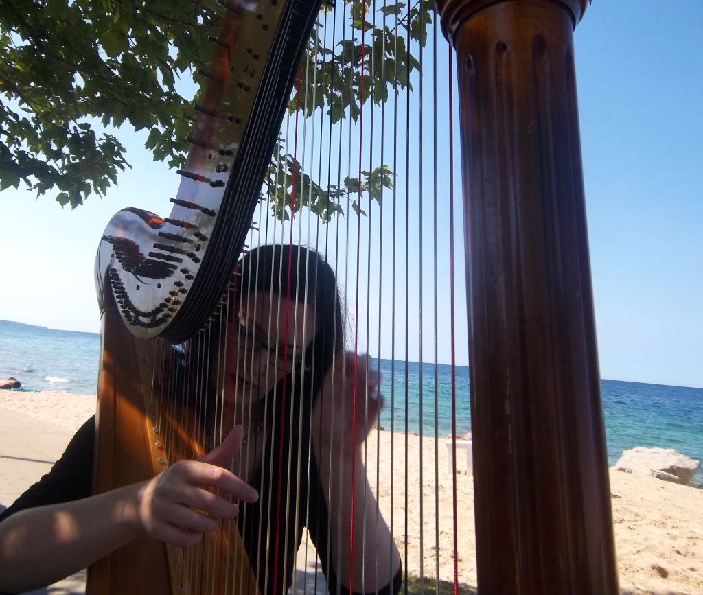 Harpist Lake Michigan