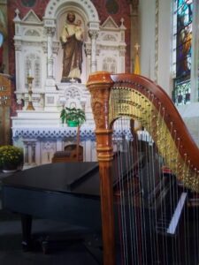 Catholic Wedding Harpist Northern Indiana