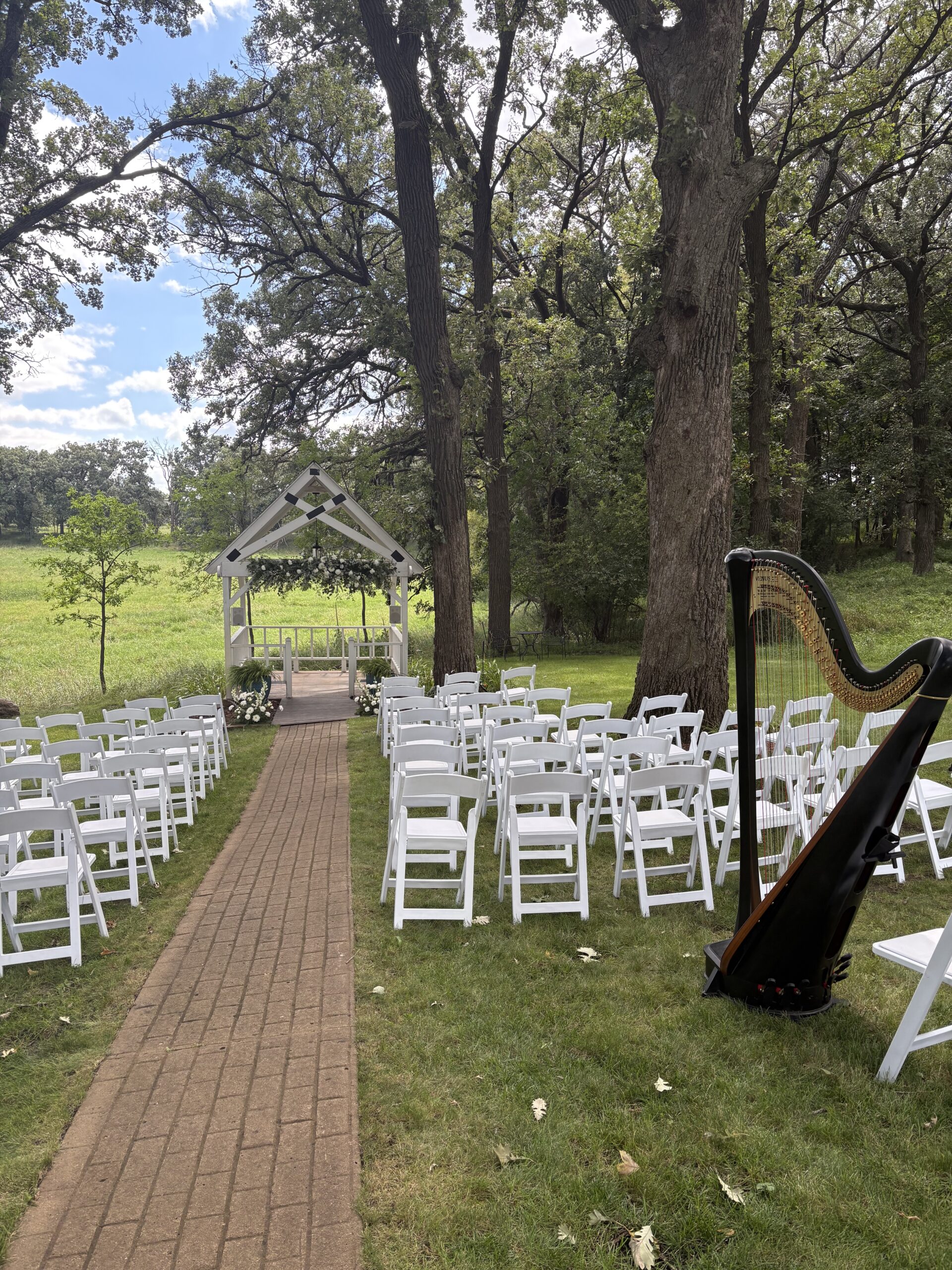 Iowa Wedding Harpist