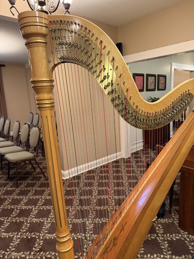 Harpist for Funerals in Central Illinois