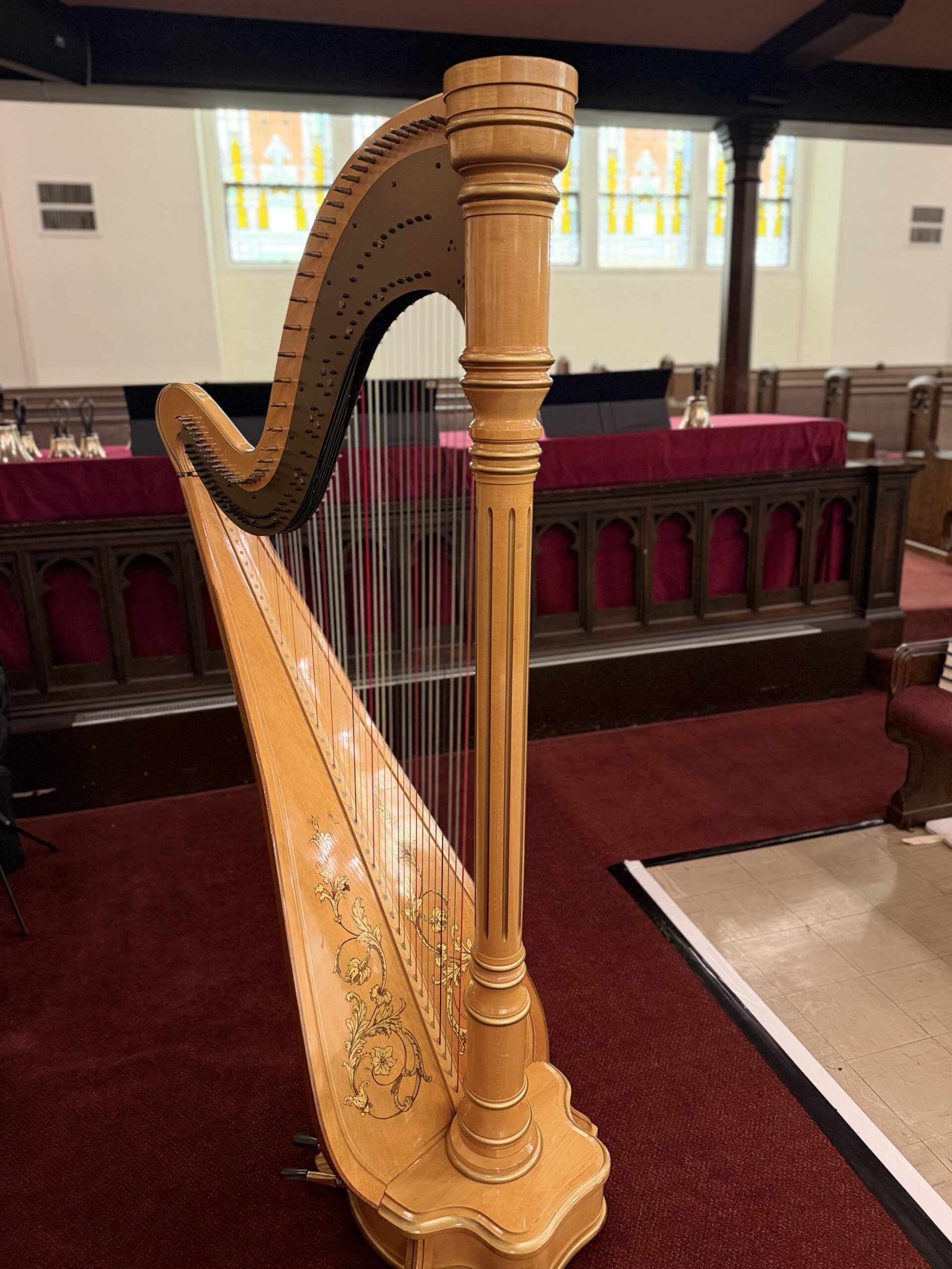 Classical and sacred harp prelude music for a Springfield, Illinois church wedding