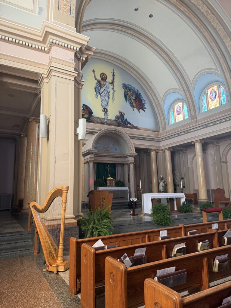 Central Illinois Church Wedding Harpist