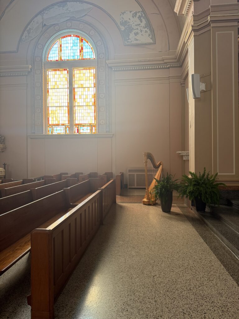 Solo Harp for a Catholic Wedding Mass