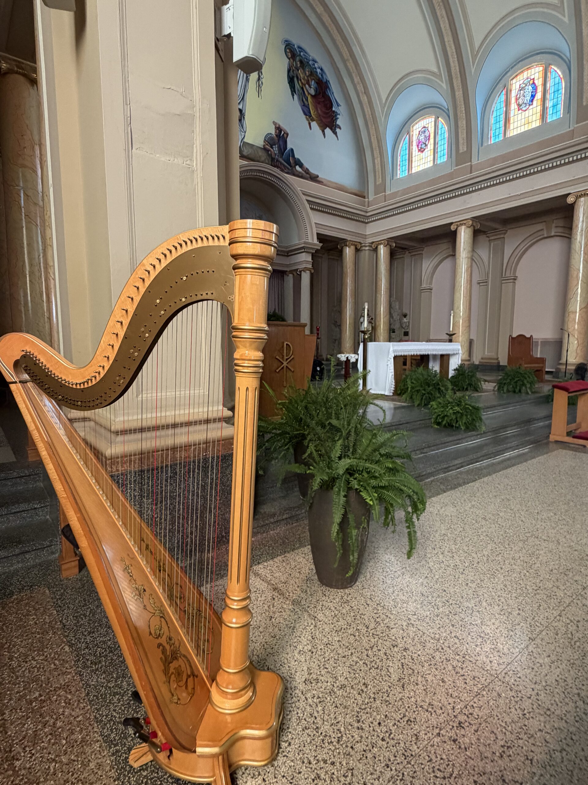 Catholic Wedding Harp Music in Central Illinois