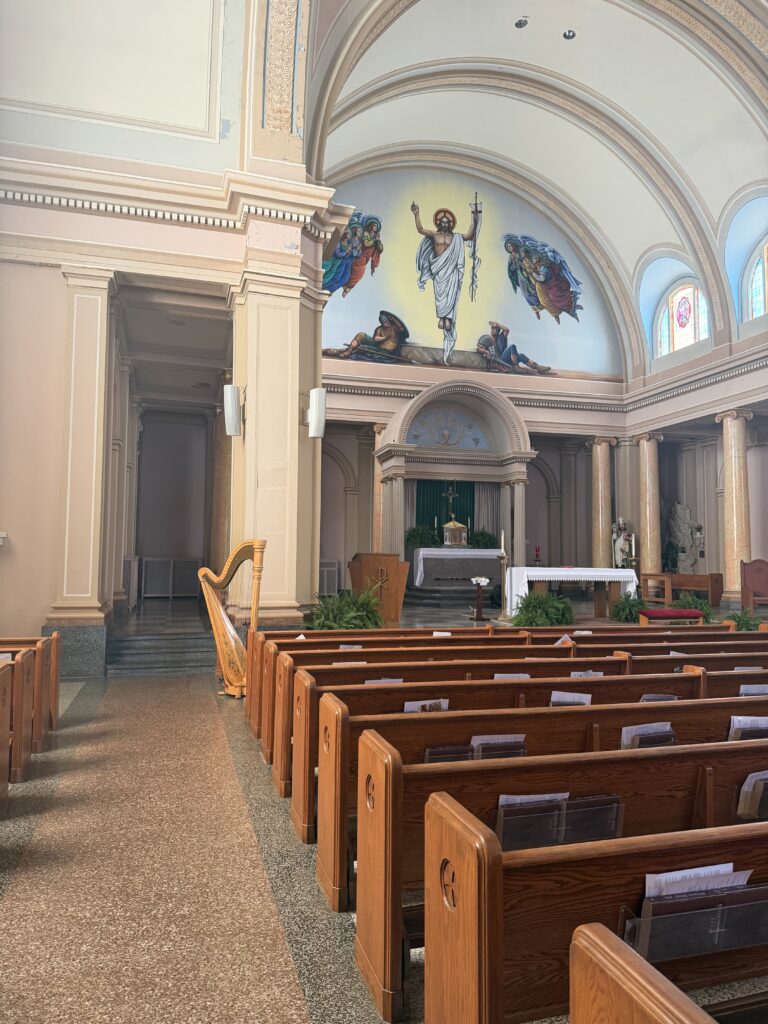 St. Patrick’s Catholic Church Wedding in Pana, Illinois