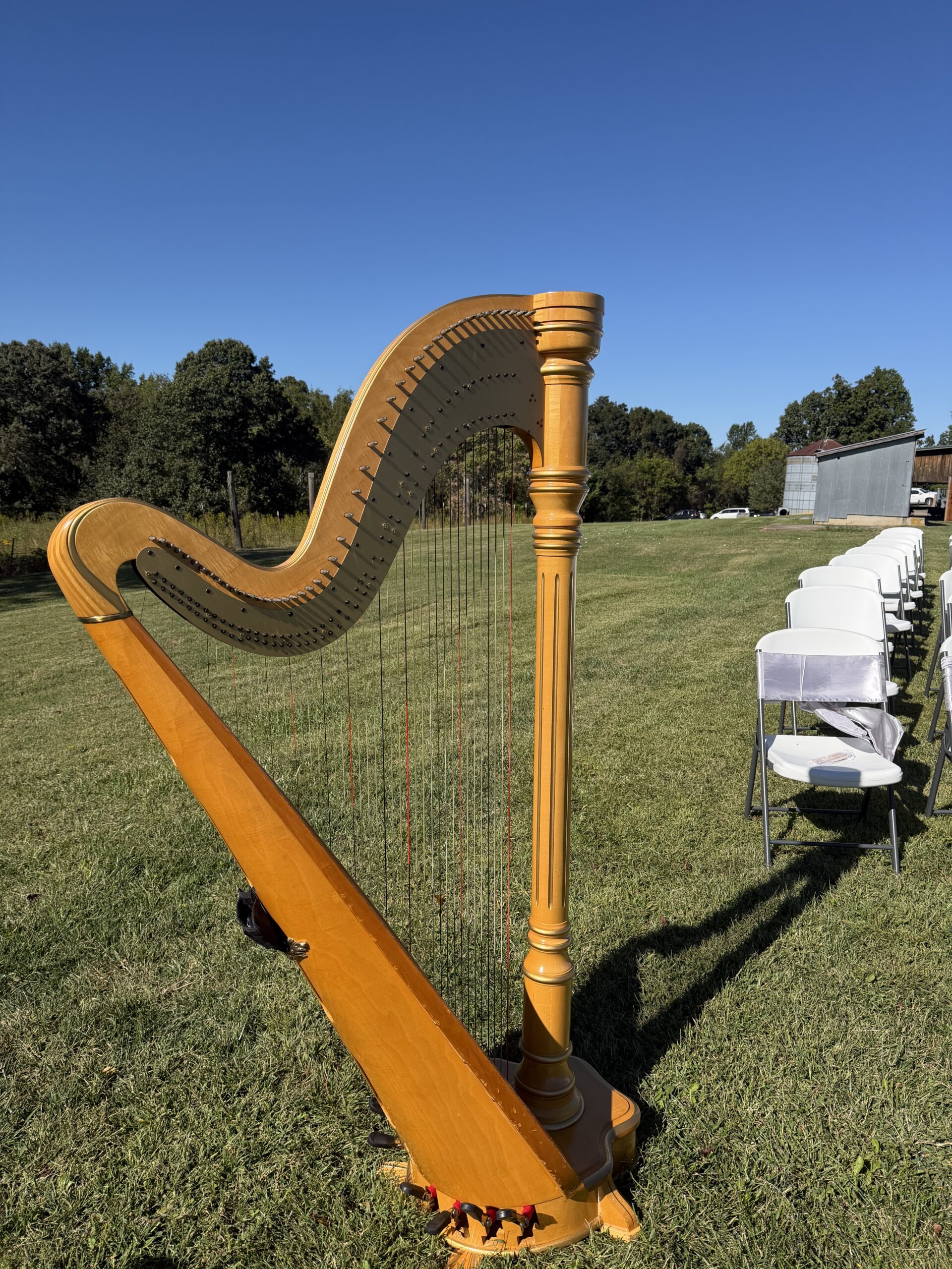 East Tennessee Wedding Harpist at Proffitt Farm